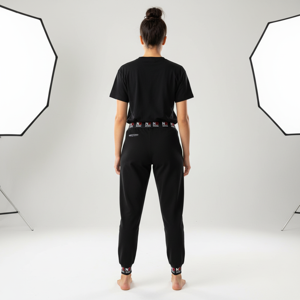 NO FREEDOM Athletic Joggers -BLACK