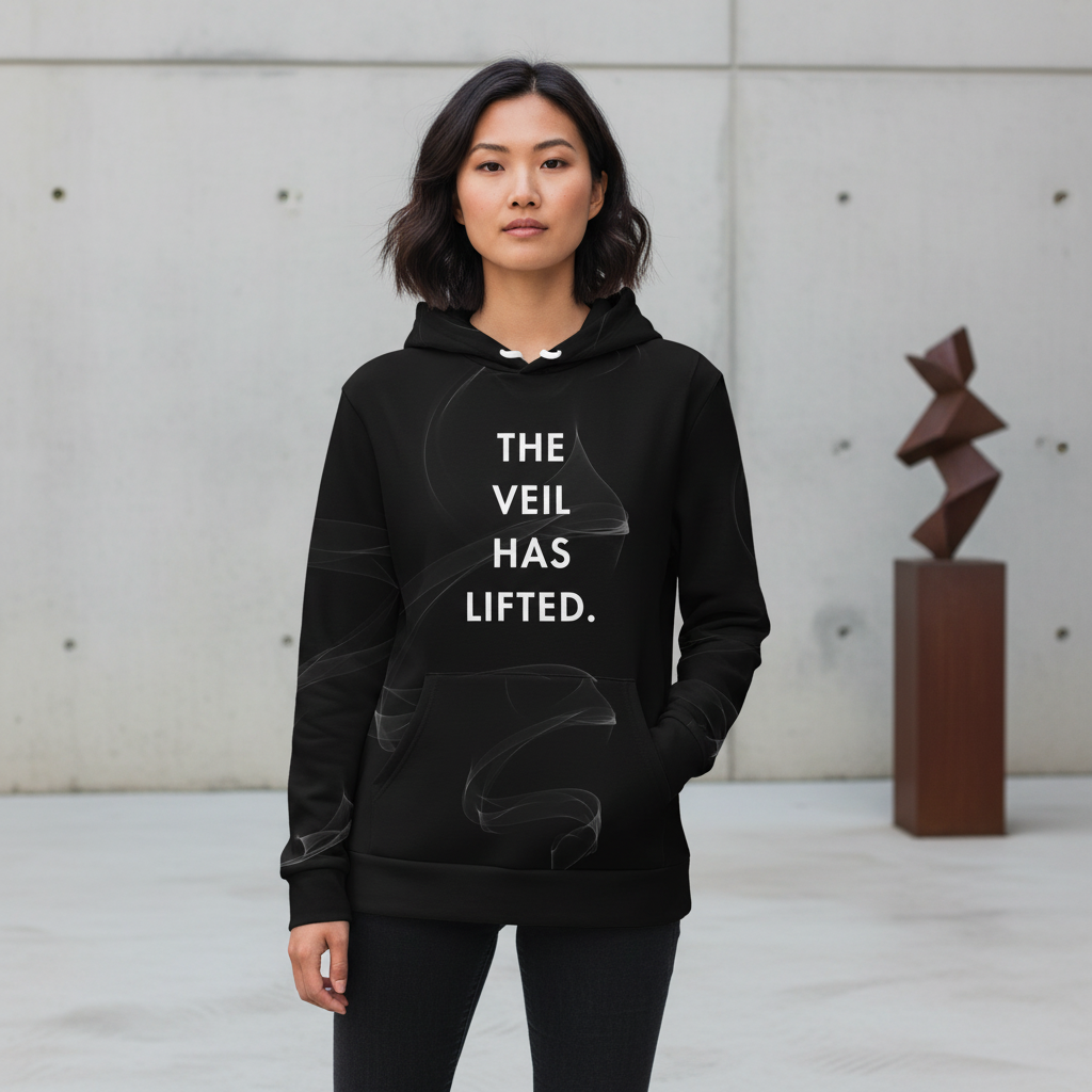 The Veil Has Lifted Unisex Hoodie | Afro Conscious Streetwear | Kinky Nomad
