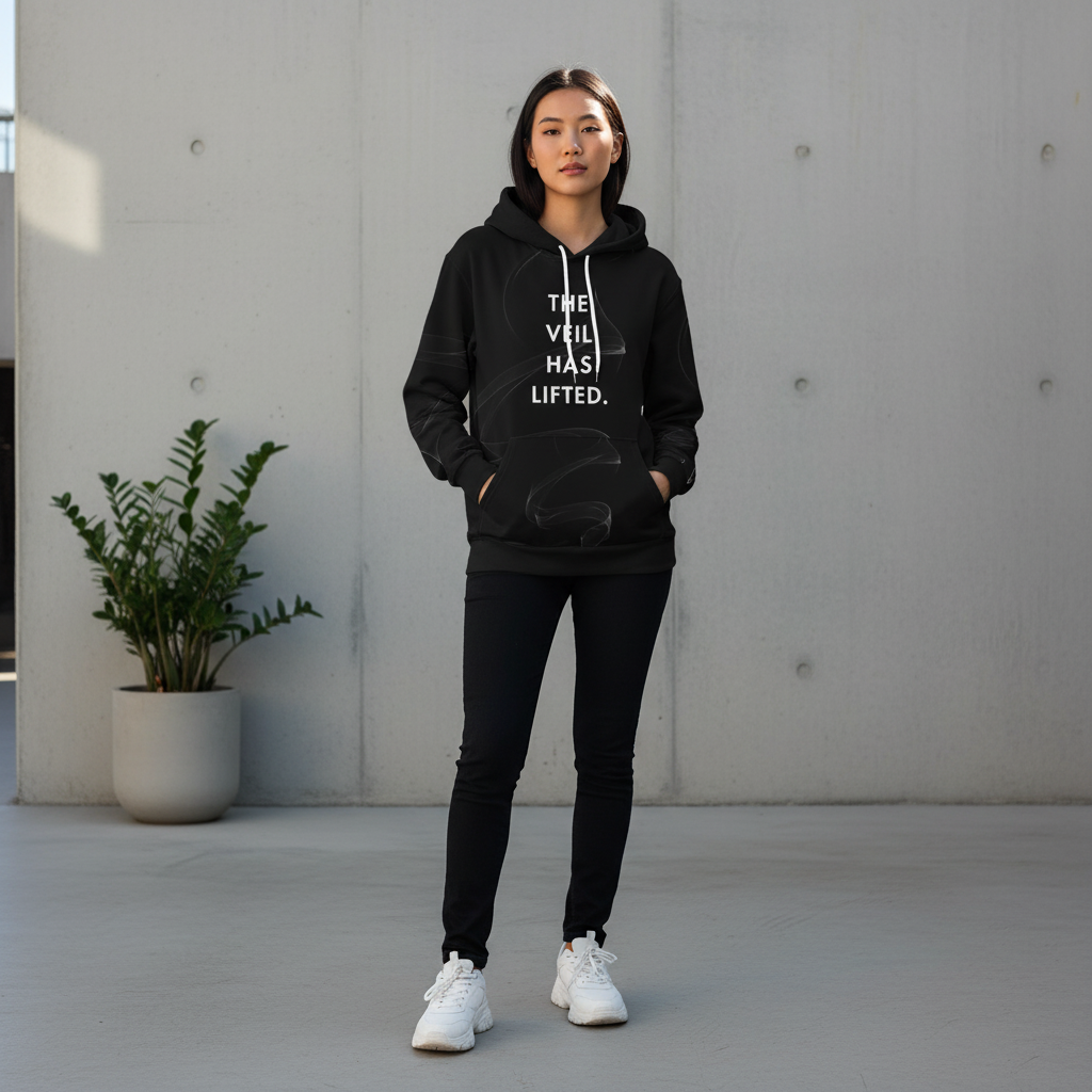 The Veil Has Lifted Unisex Hoodie | Afro Conscious Streetwear | Kinky Nomad