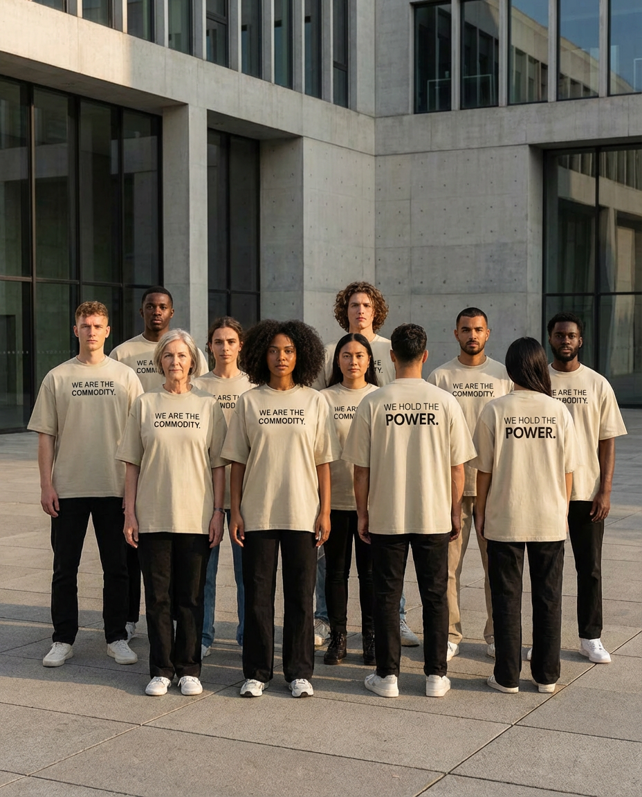 We Are The Commodity Oversized Organic T-Shirt – Empowerment Streetwear Tee