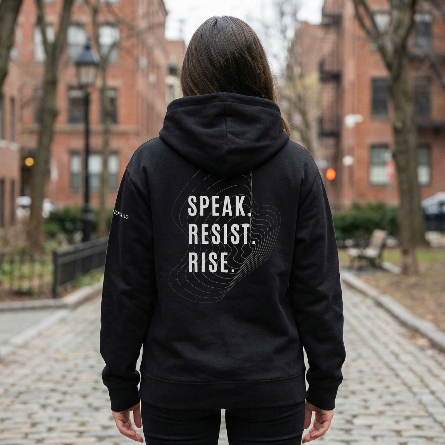 Louder Than Fear Hoodie – Speak Resist Rise Unisex Statement Hoodie