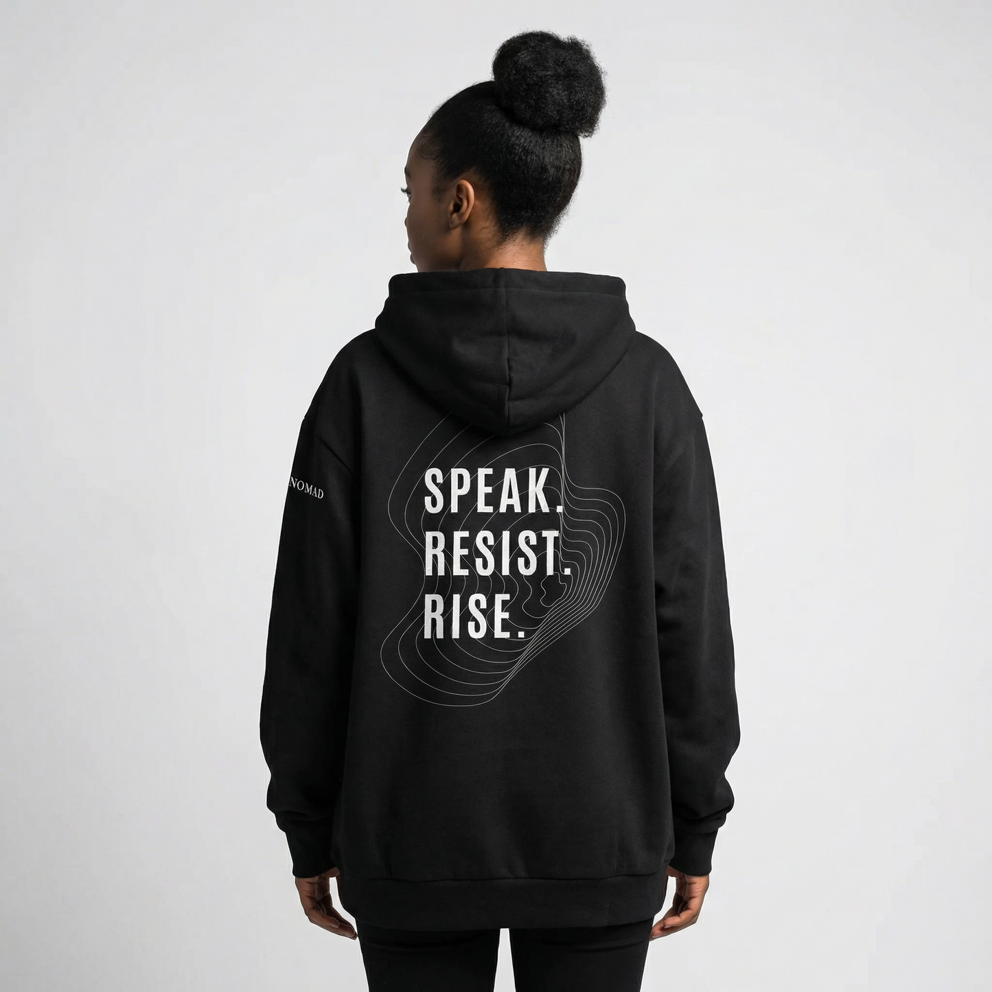Louder Than Fear Hoodie – Speak Resist Rise Unisex Statement Hoodie