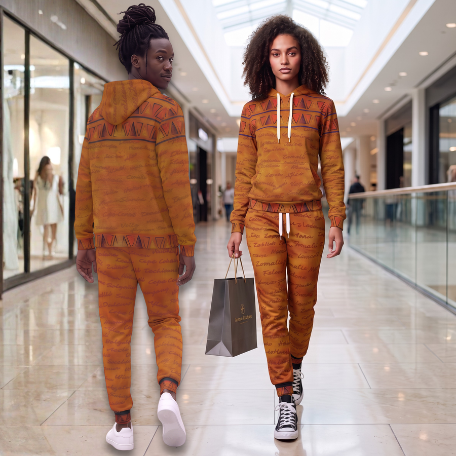 All Roads Lead to Ghana Bundle | Hoodie & Joggers | Kinky Nomad