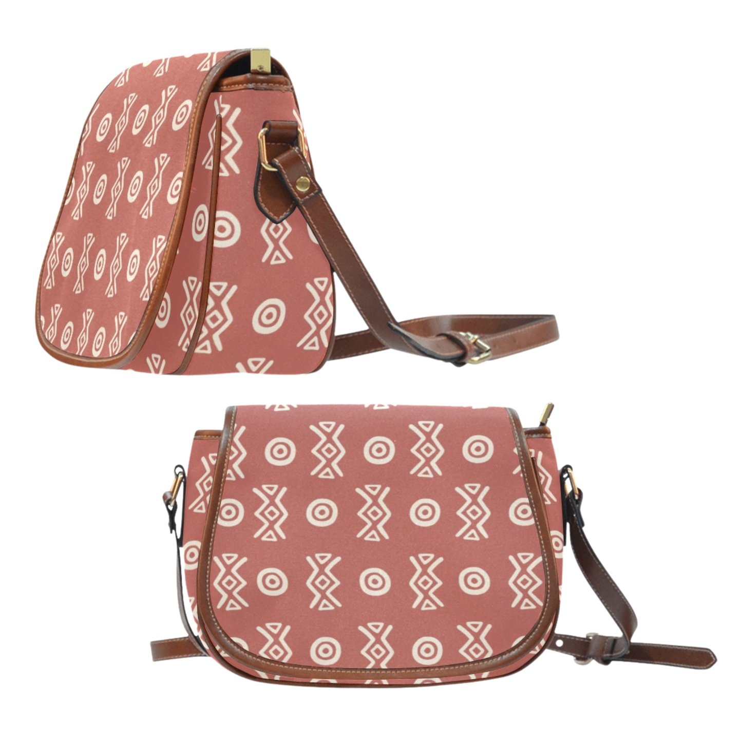 Crossbody Saddle Bag | Angles Savanna Kemet Ghana | Kinky Nomad