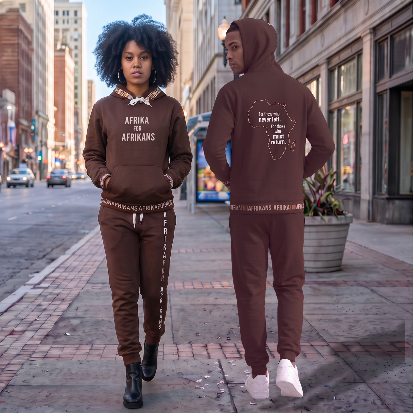 Afrika for Afrikans Bundle | Hoodie & Joggers | Kinky Nomad