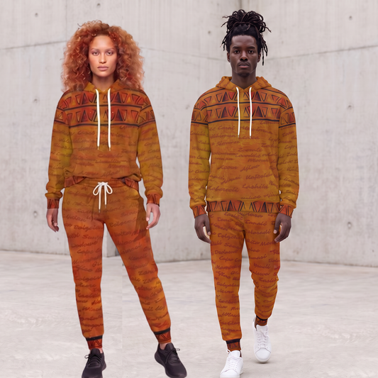 All Roads Lead to Ghana Bundle | Hoodie & Joggers | Kinky Nomad