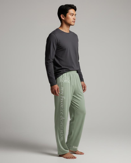 Home... My Favorite Destination Wide Leg Pants – Sage Green