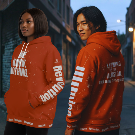 We Know Nothing Hoodie – Revolution x Illusion Series