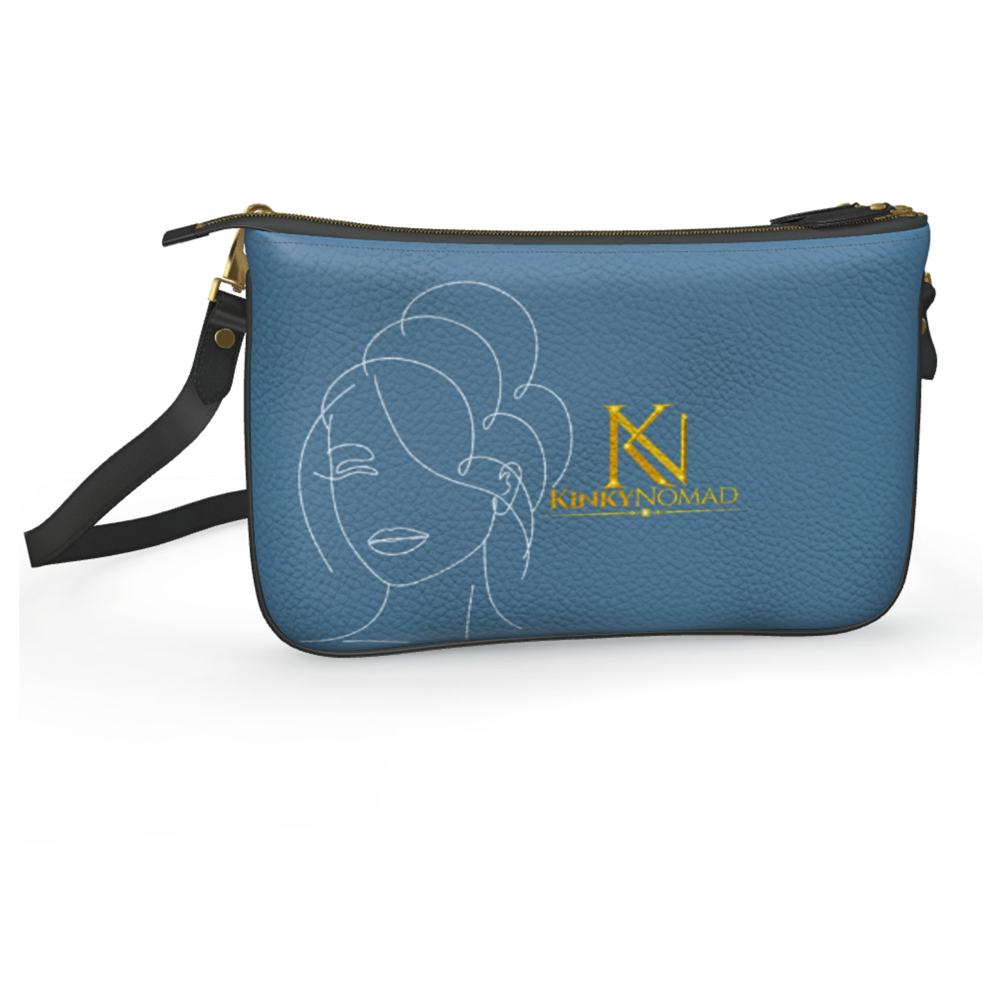 The Entire Ocean Designer Double Zip Pouchette