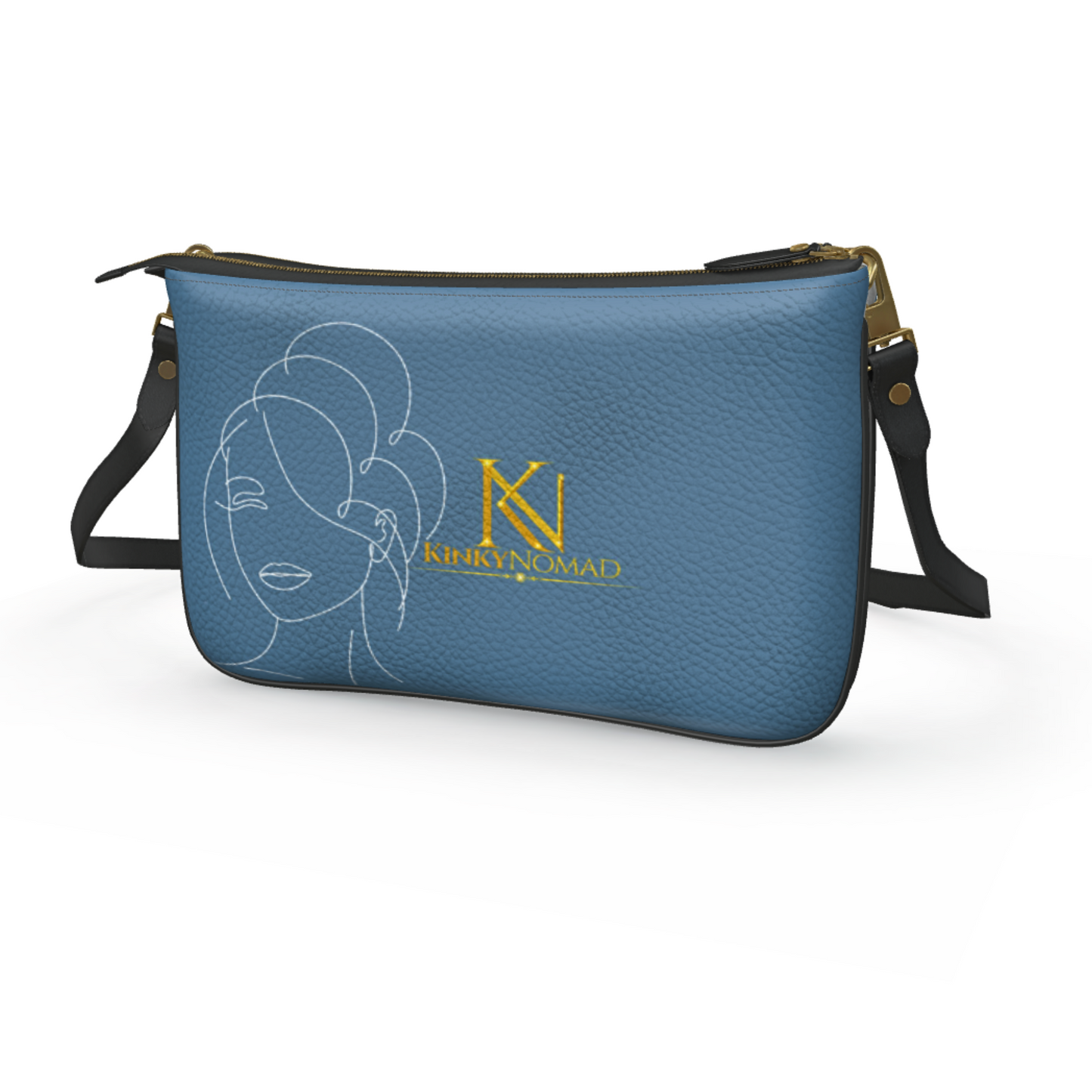 The Entire Ocean Designer Double Zip Pouchette