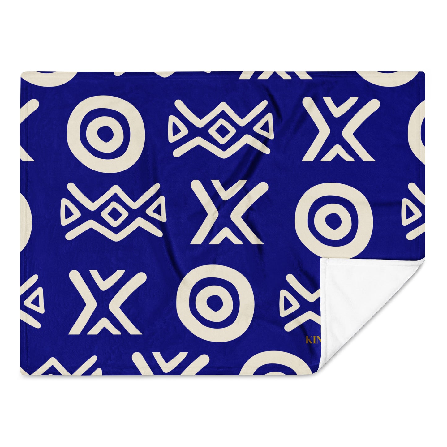 Savanna Indigo Throw Blanket (30x40, 50x60, 60x80)