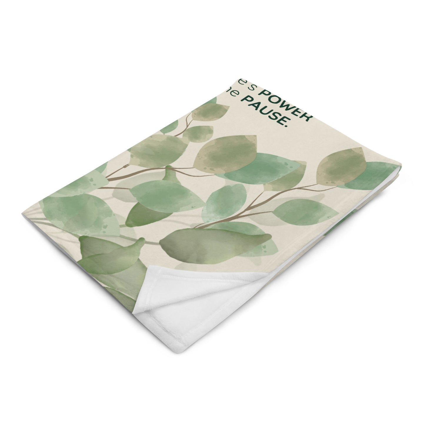 Power Pause Throw Blanket – Rest Now. Conquer Later.