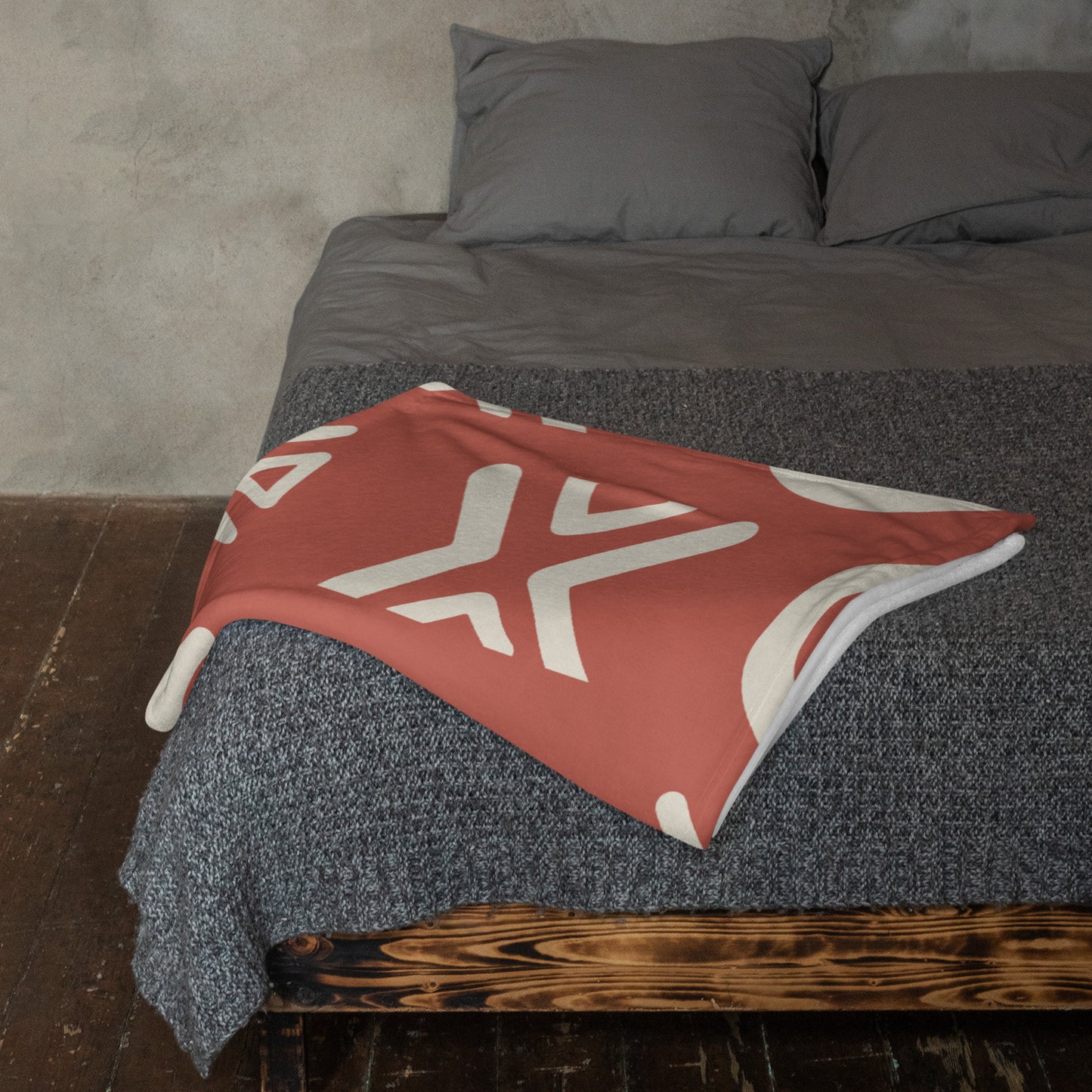 Savanna Earth Throw Blanket – Afro-Modern Tribal Print Cozy Decor