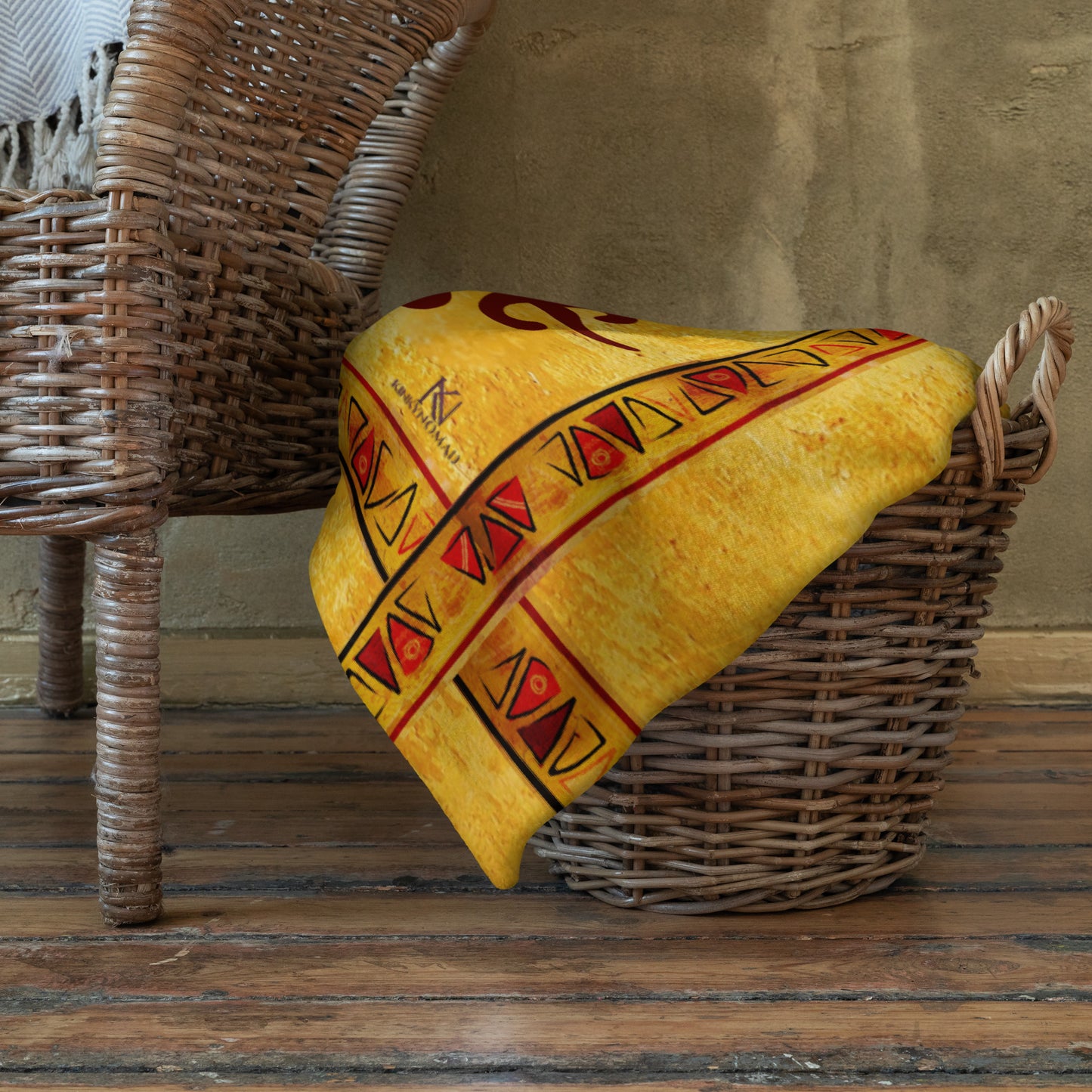 LOVE Africa Throw Blanket – Adinkra Symbol Design