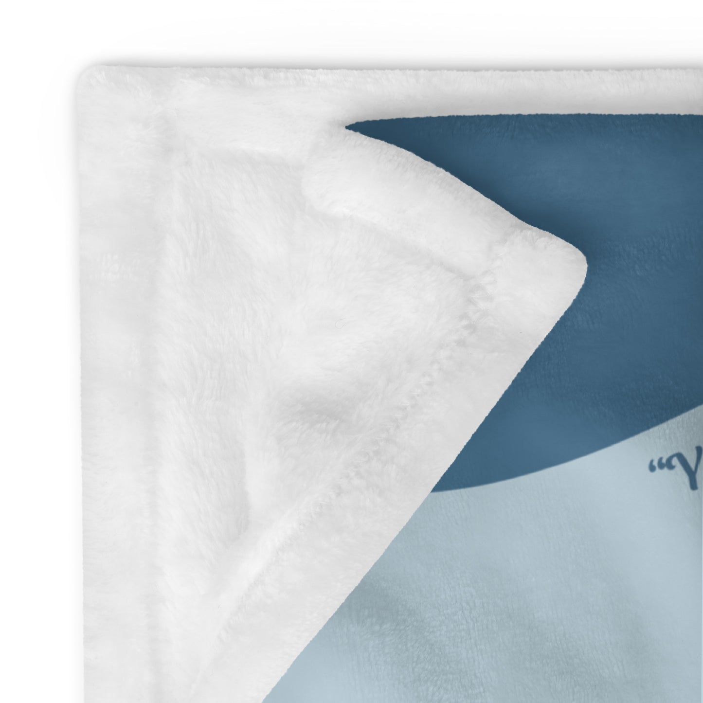 Entire Ocean Throw Blanket – Rumi Quote Design