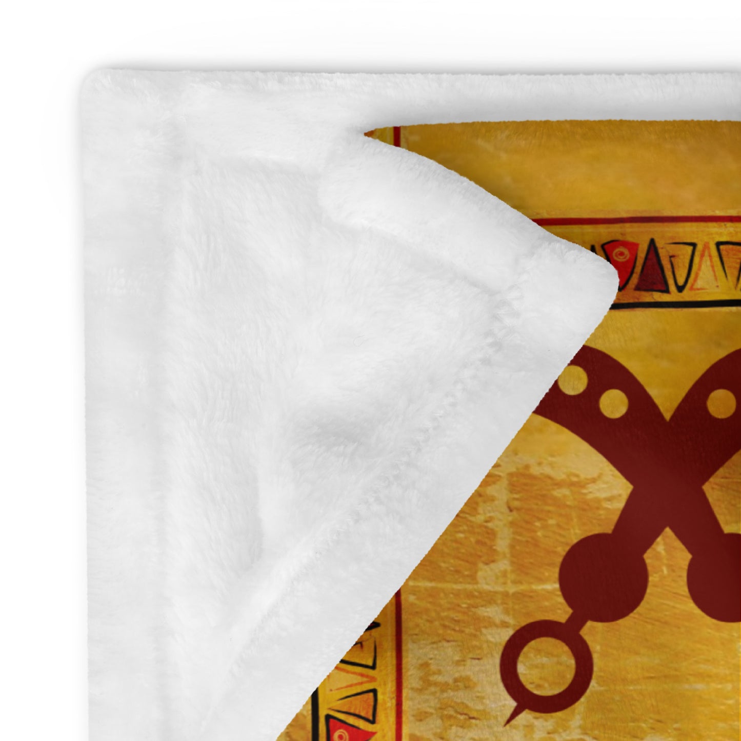 LOVE Africa Throw Blanket – Adinkra Symbol Design