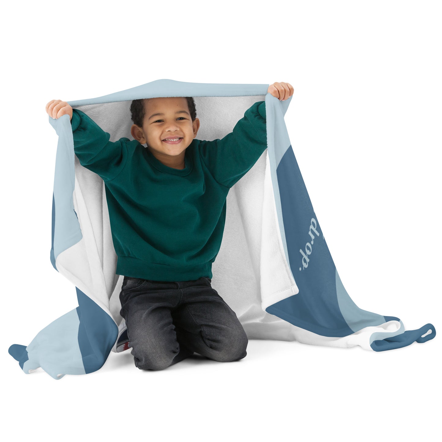 Entire Ocean Throw Blanket – Rumi Quote Design