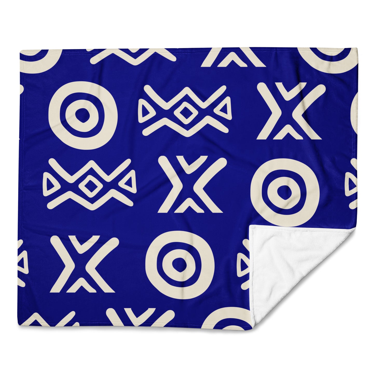 Savanna Indigo Throw Blanket (30x40, 50x60, 60x80)