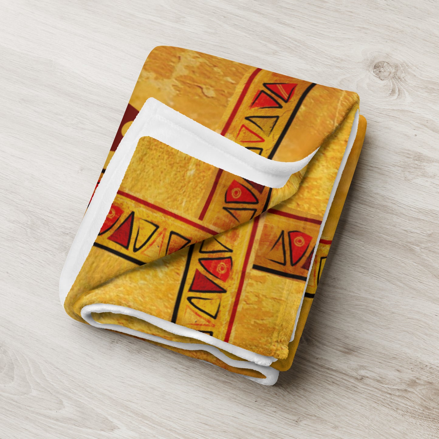LOVE Africa Throw Blanket – Adinkra Symbol Design