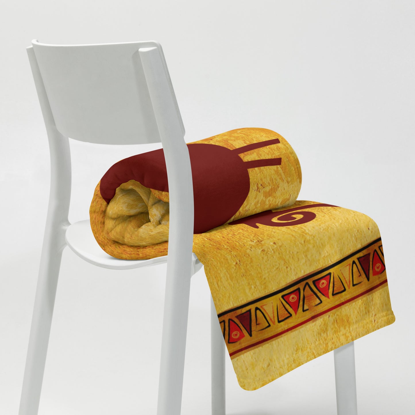 LOVE Africa Throw Blanket – Adinkra Symbol Design