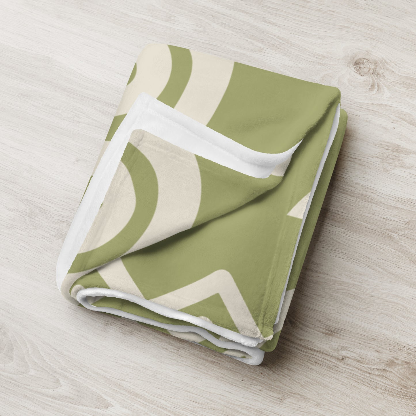 Savannah Moss Throw Blanket | African-Inspired Green Home Decor | Kinky Nomad