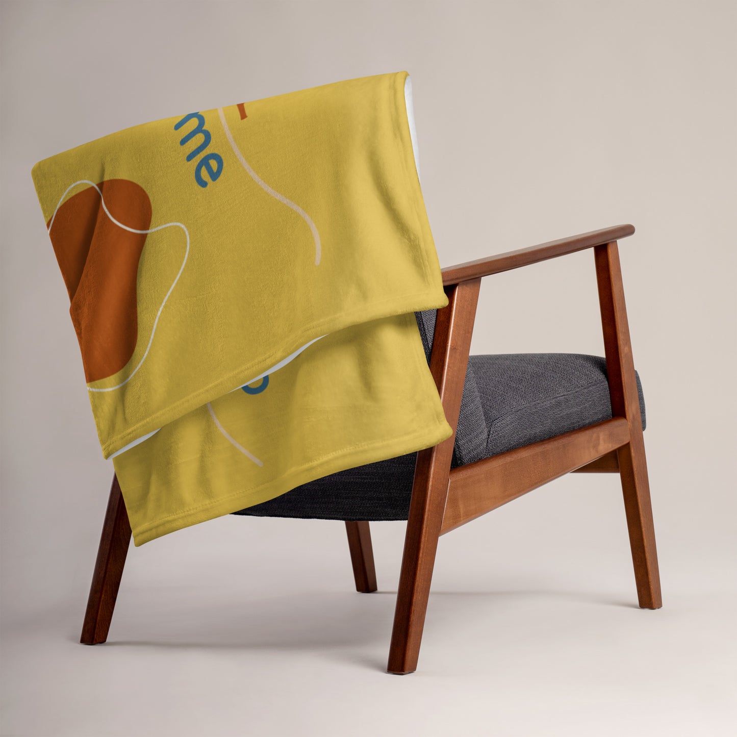 Wild Soul Calm Home Throw Blanket – Bold Boho Design