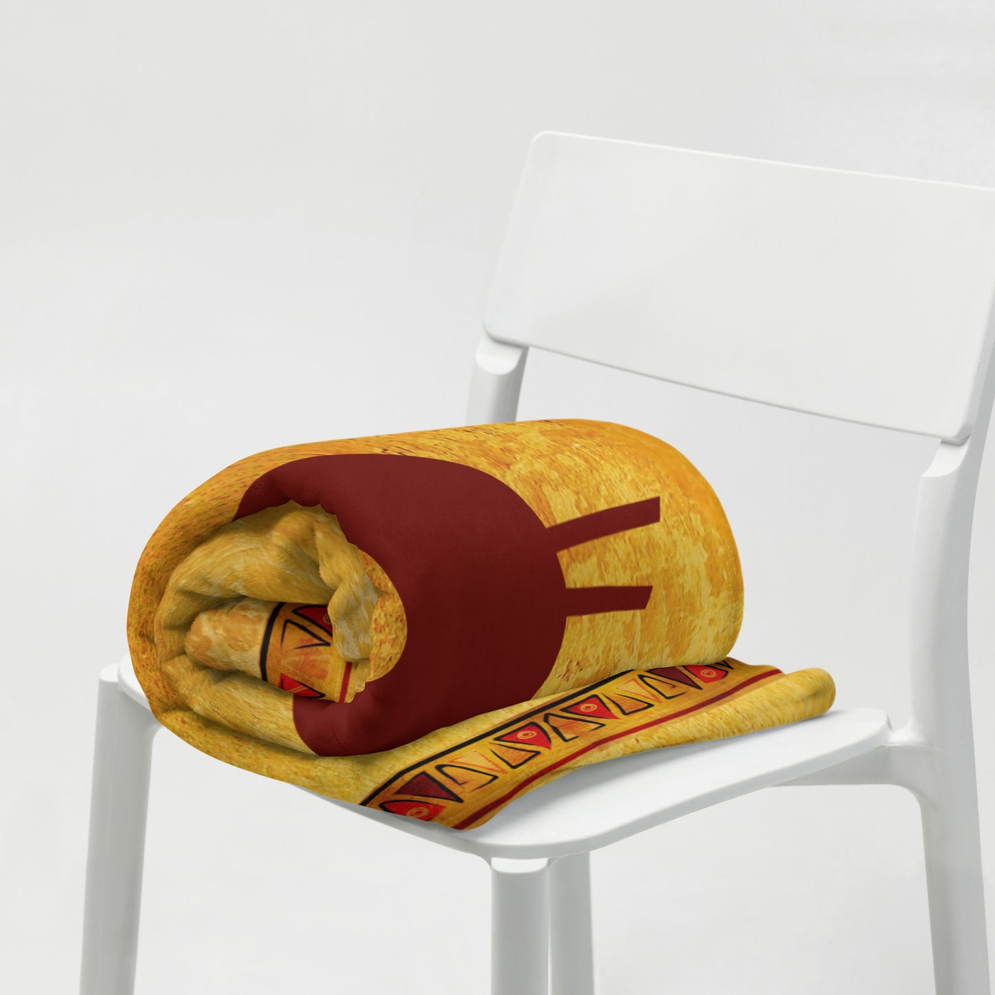 LOVE Africa Throw Blanket – Adinkra Symbol Design