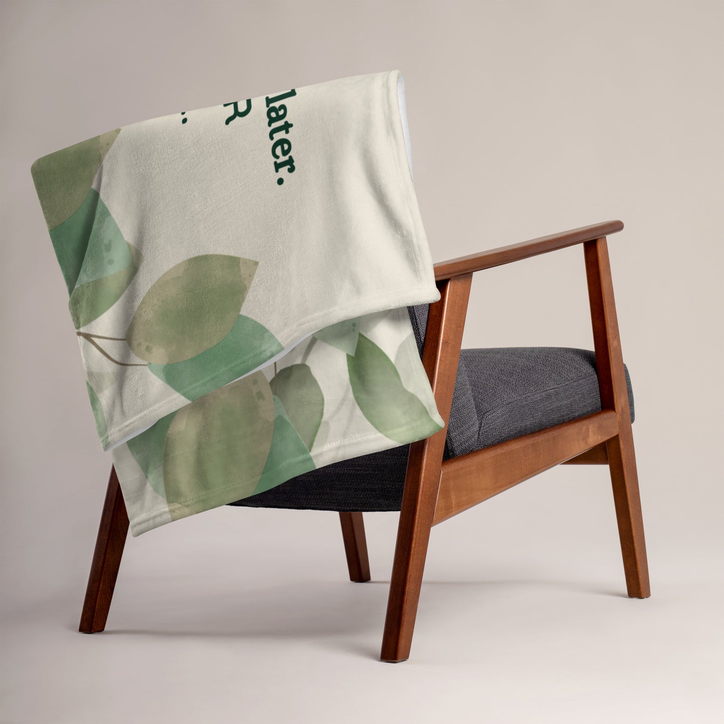 Power Pause Throw Blanket – Rest Now. Conquer Later.