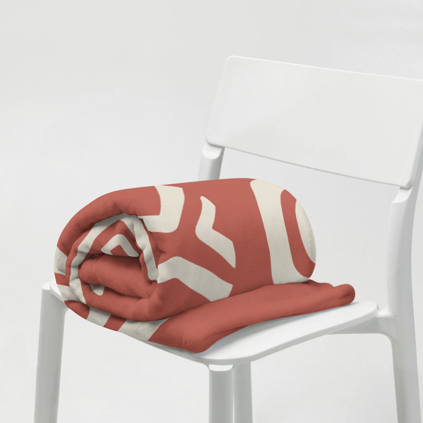 Savanna Earth Throw Blanket – Afro-Modern Tribal Print Cozy Decor