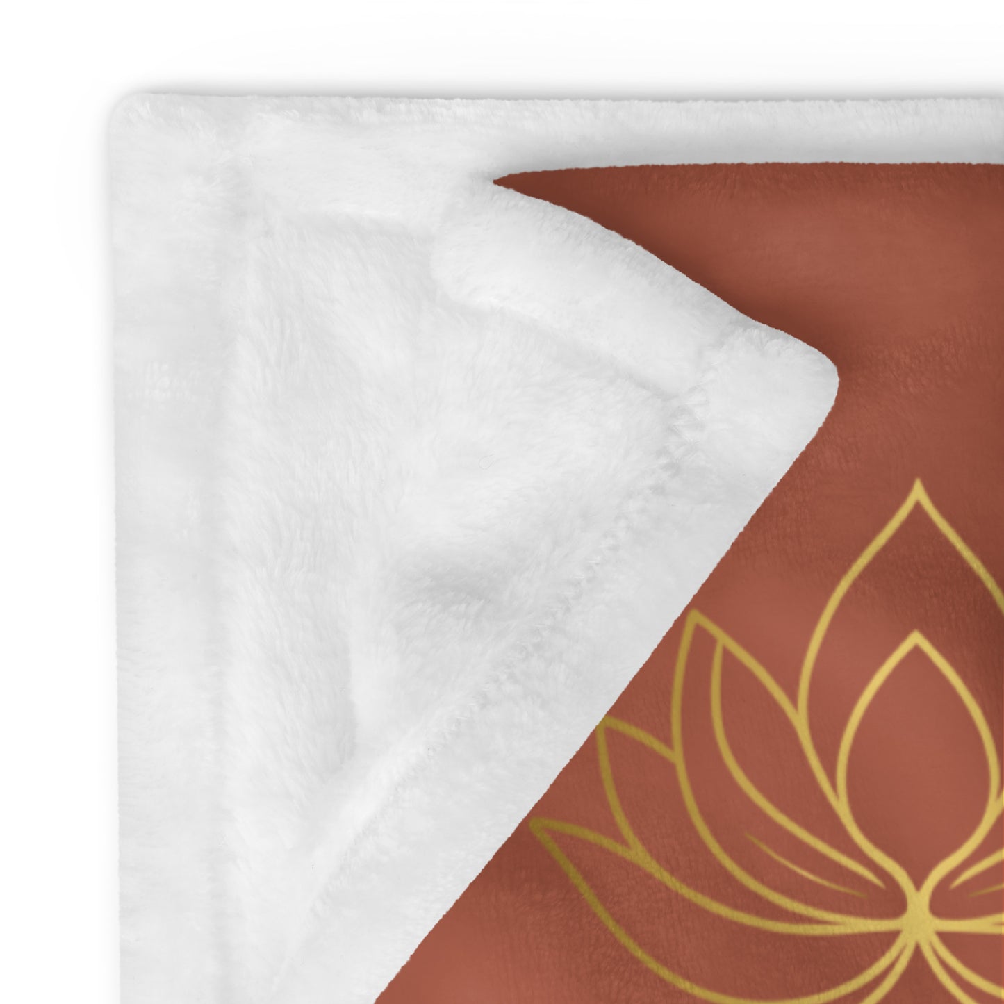 Where Peace Begins Throw Blanket – Inspirational Quote Lotus Design