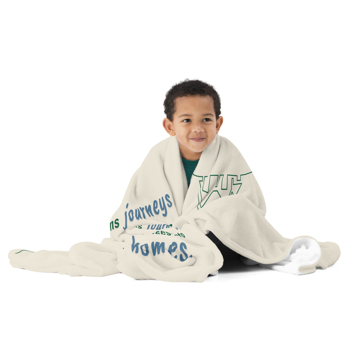 Gratitude Throw Blanket – Inspirational Quote Home Decor