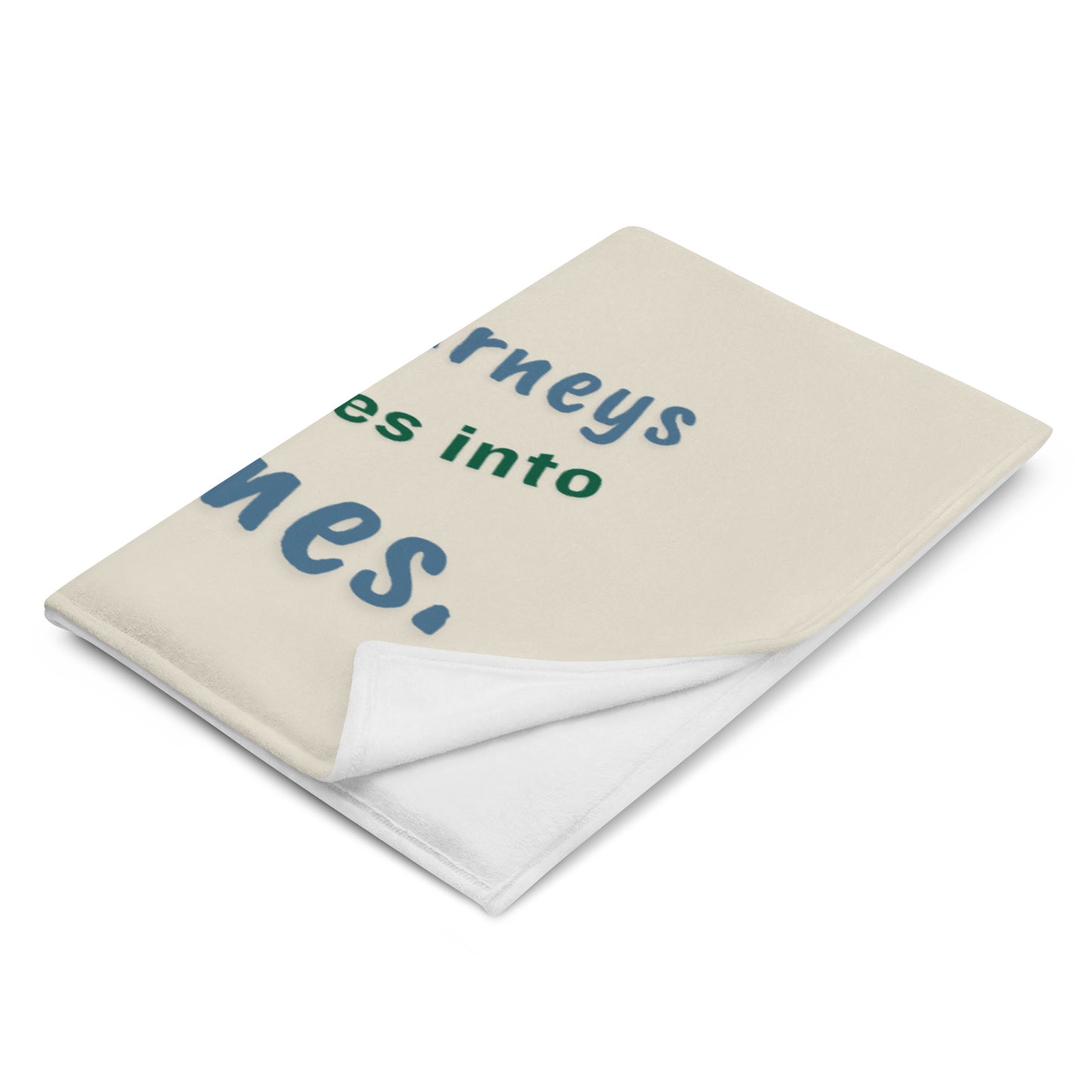 Gratitude Throw Blanket – Inspirational Quote Home Decor