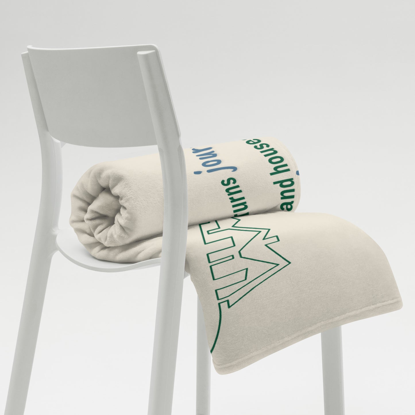 Gratitude Throw Blanket – Inspirational Quote Home Decor