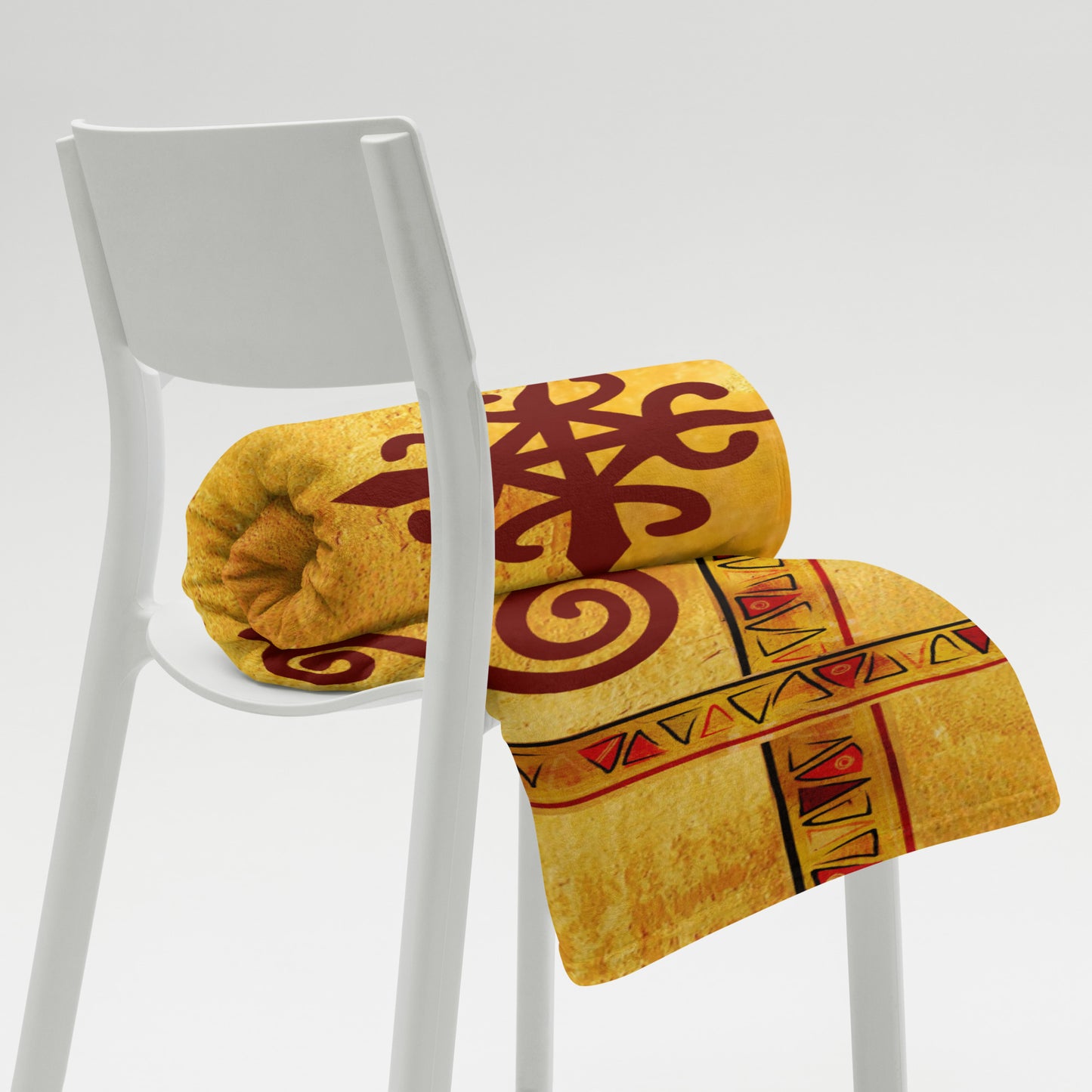 LOVE Africa Throw Blanket – Adinkra Symbol Design