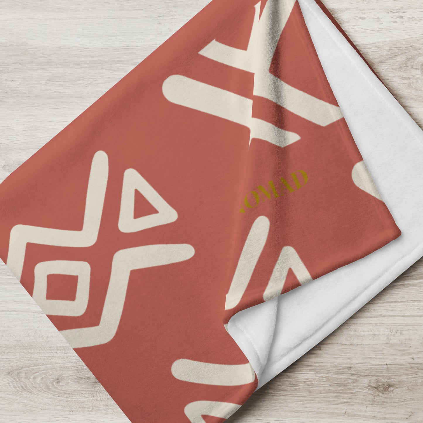 Savanna Earth Throw Blanket – Afro-Modern Tribal Print Cozy Decor