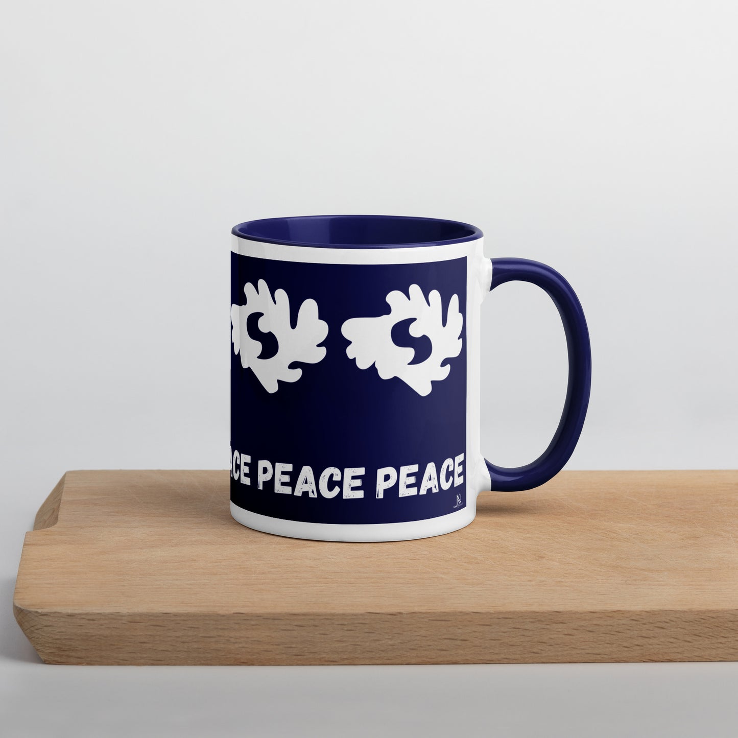 Adinkra Symbol Mug – Africa-Inspired Ceramic Coffee Cup (11oz) Abundance • Harmony • Hope • Love • Peace • Unity