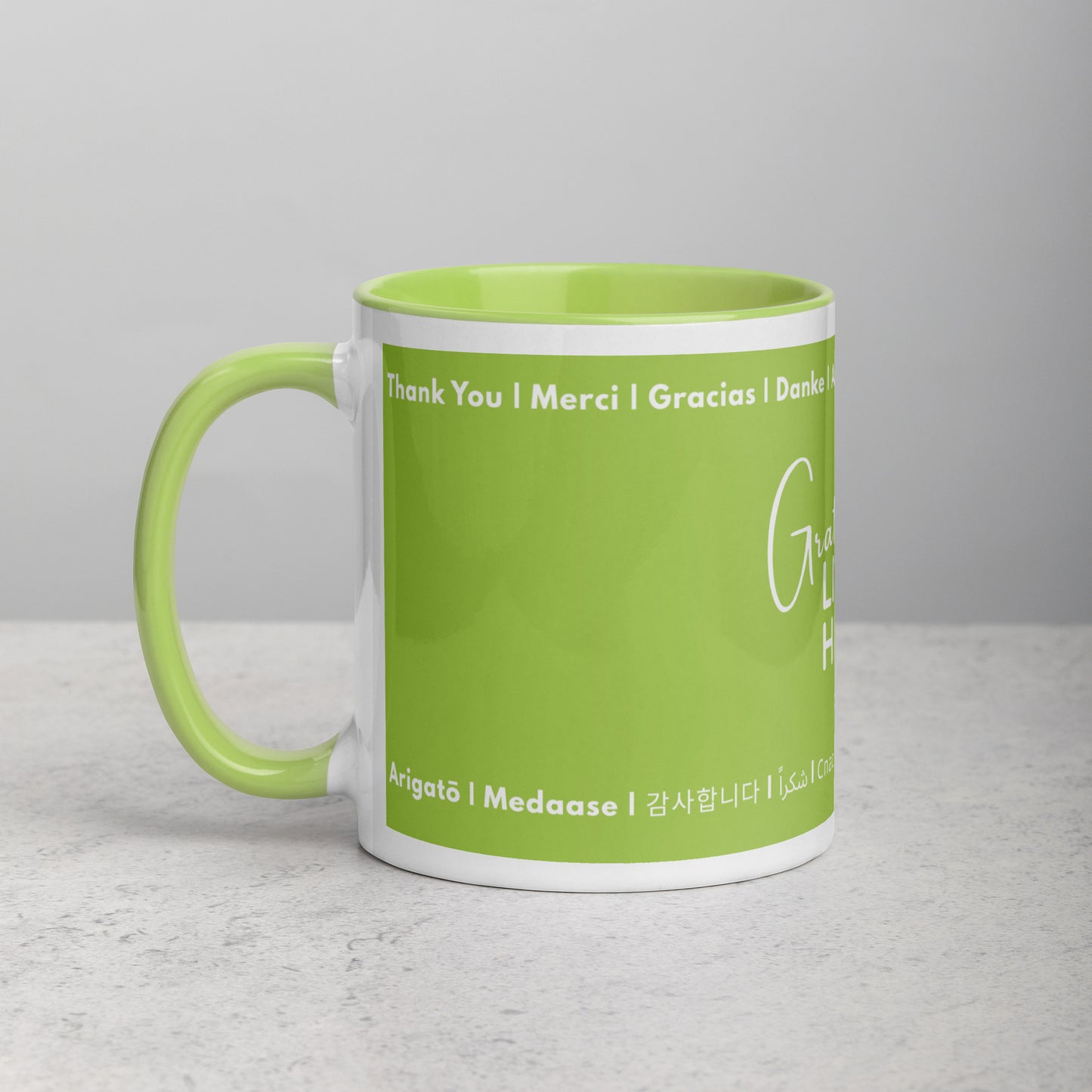 Inspirational Ceramic Mug Collection – 6 Designs: Gratitude, Peace, Abundance, Wild Soul, Power Pause & Home | Colorful 11 OZ Coffee Mugs