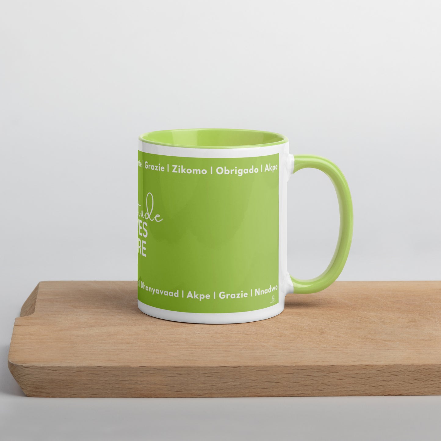 Inspirational Ceramic Mug Collection – 6 Designs: Gratitude, Peace, Abundance, Wild Soul, Power Pause & Home | Colorful 11 OZ Coffee Mugs