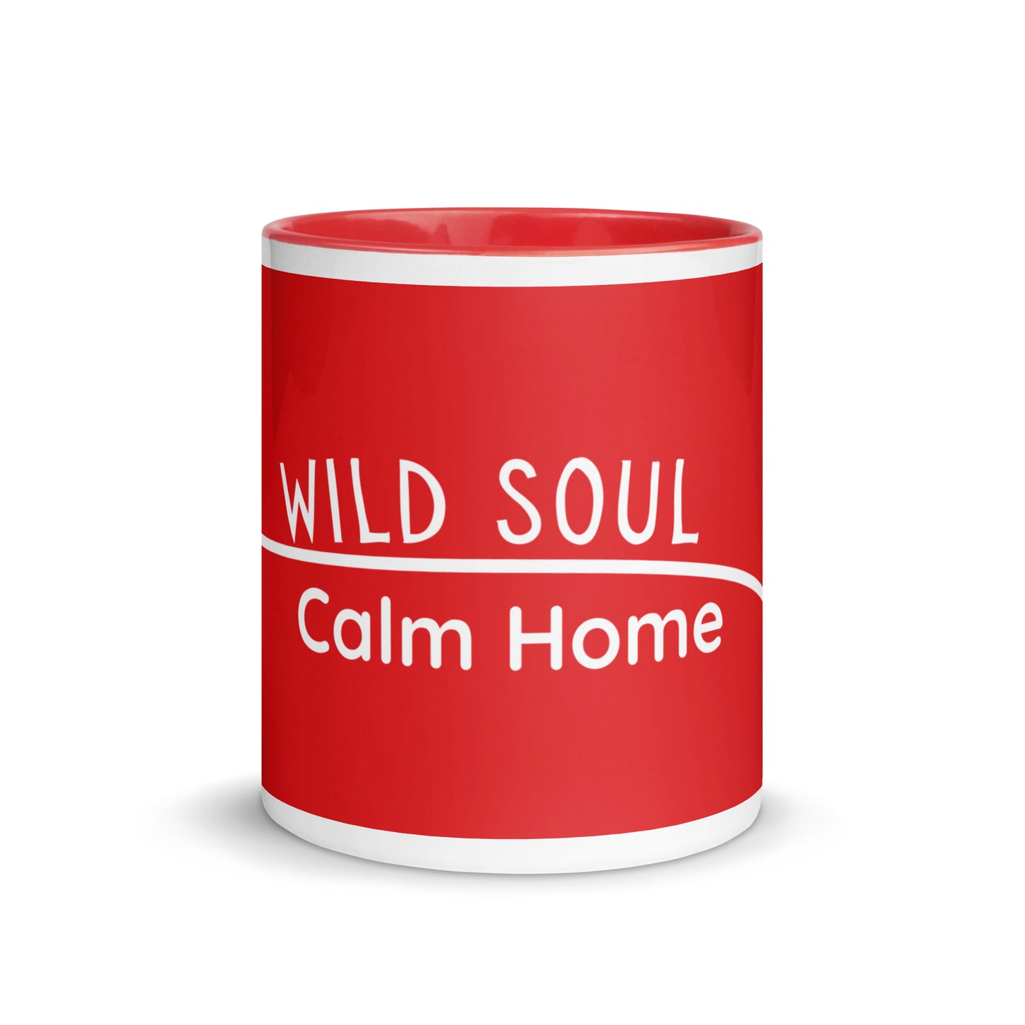 Inspirational Ceramic Mug Collection – 6 Designs: Gratitude, Peace, Abundance, Wild Soul, Power Pause & Home | Colorful 11 OZ Coffee Mugs