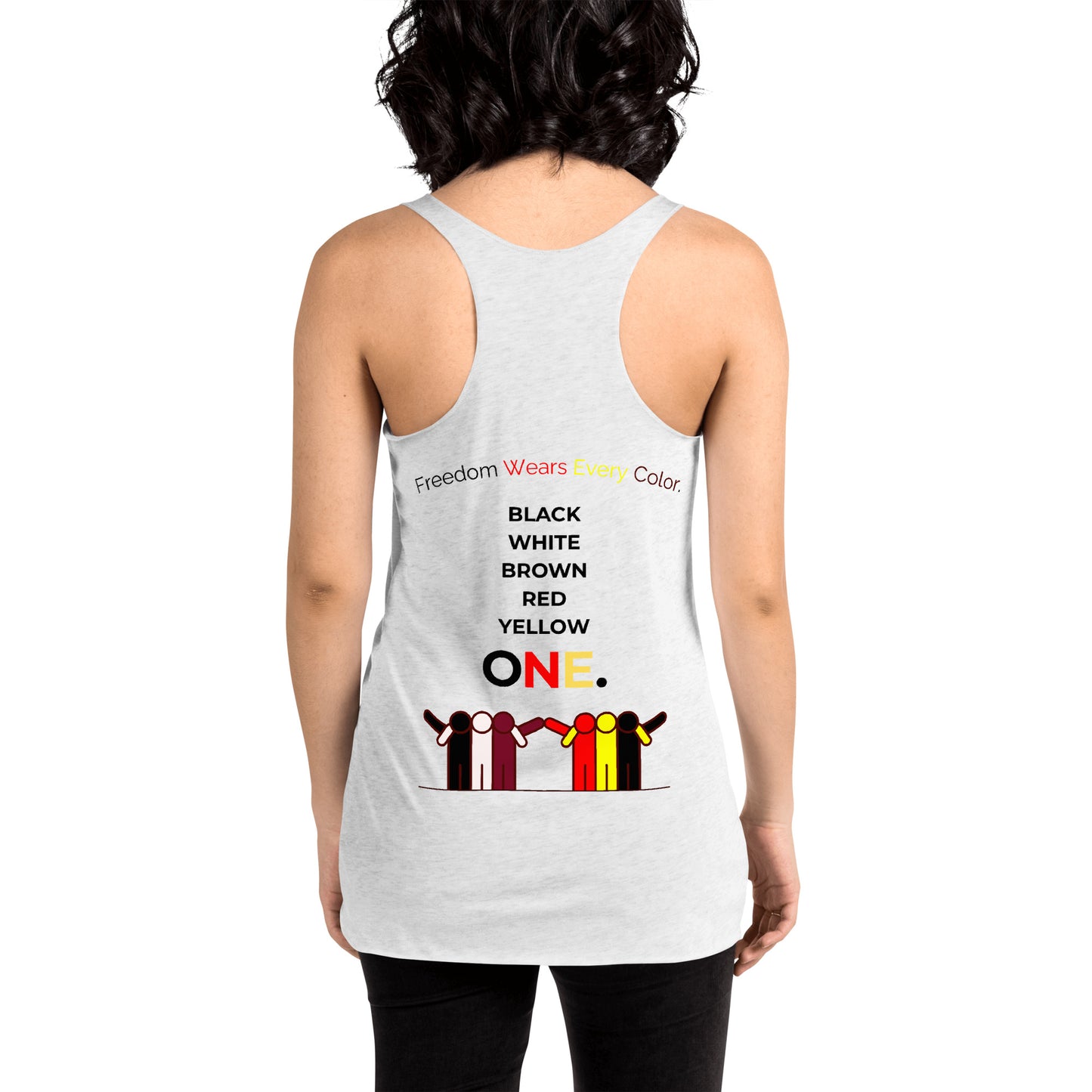 FREEDOM WEARS EVERY COLOURS - Women's Racerback Tank