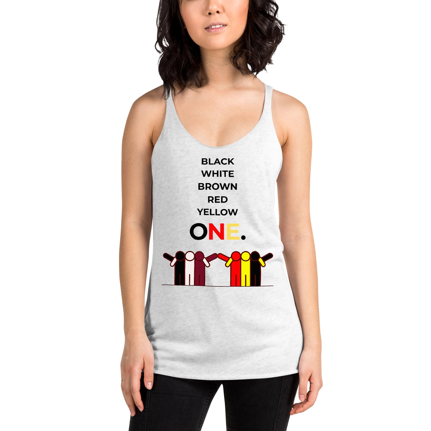 FREEDOM WEARS EVERY COLOURS - Women's Racerback Tank