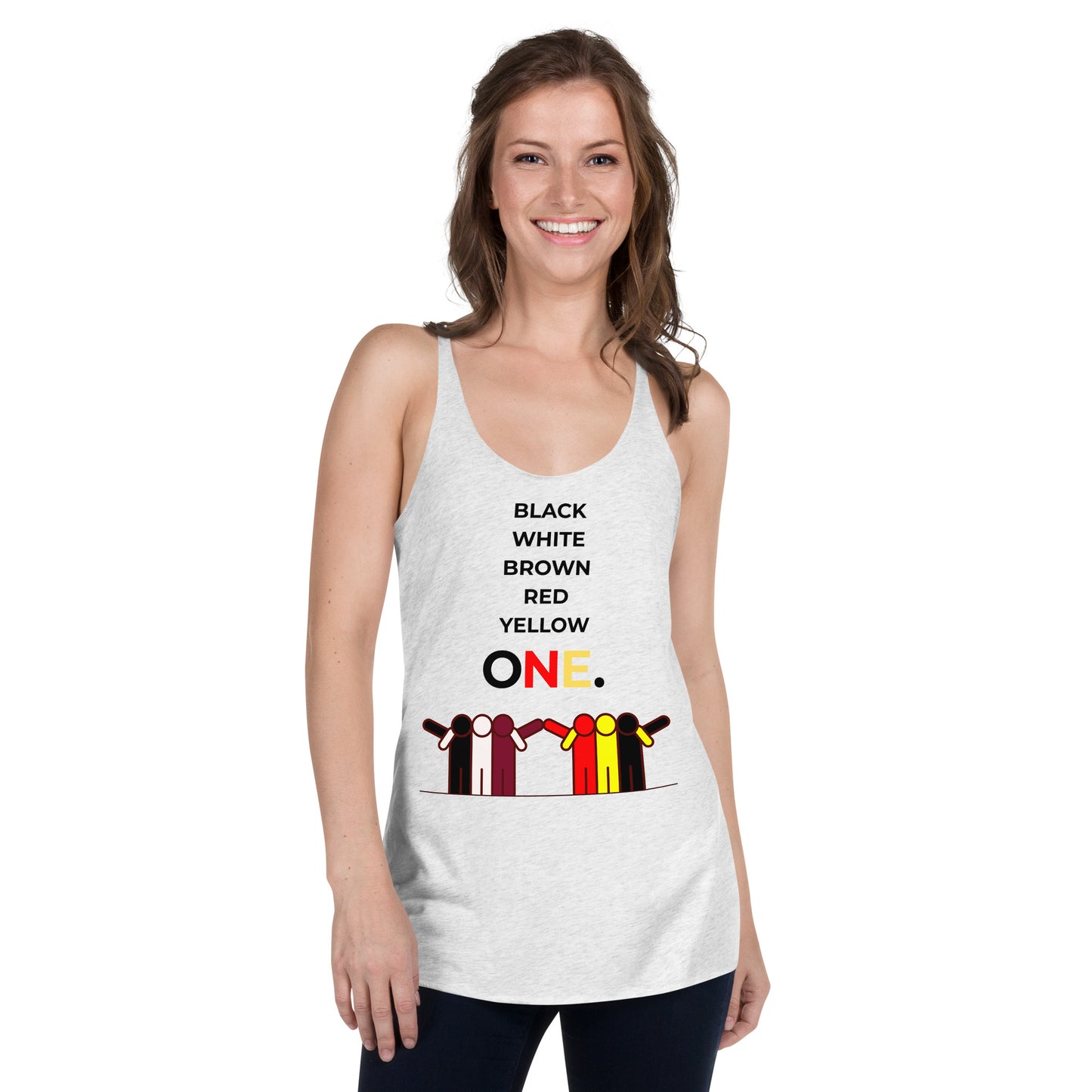 FREEDOM WEARS EVERY COLOURS - Women's Racerback Tank