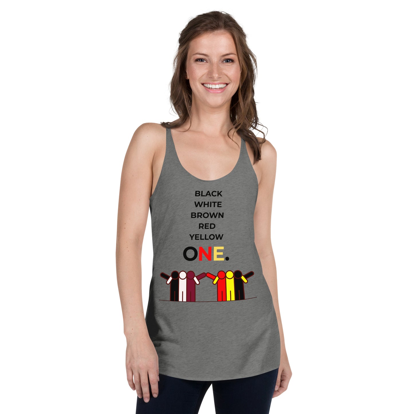 FREEDOM WEARS EVERY COLOURS - Women's Racerback Tank