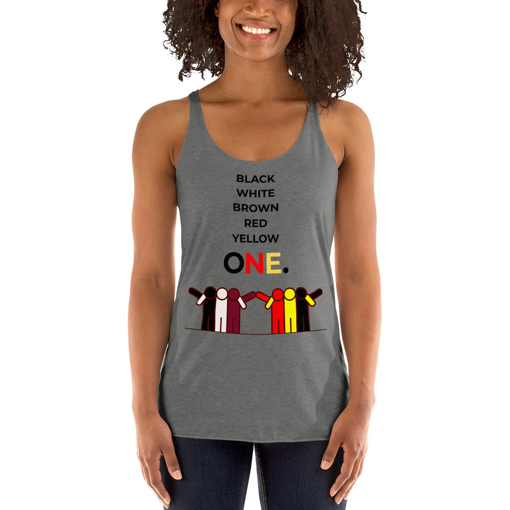 FREEDOM WEARS EVERY COLOURS - Women's Racerback Tank
