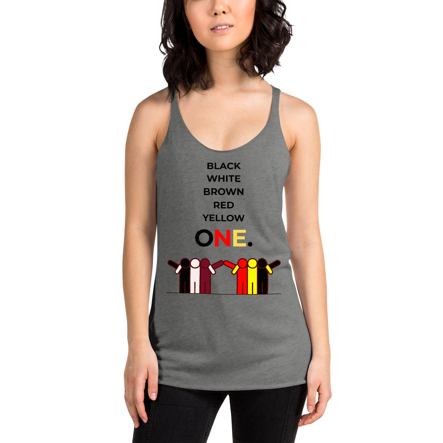 FREEDOM WEARS EVERY COLOURS - Women's Racerback Tank