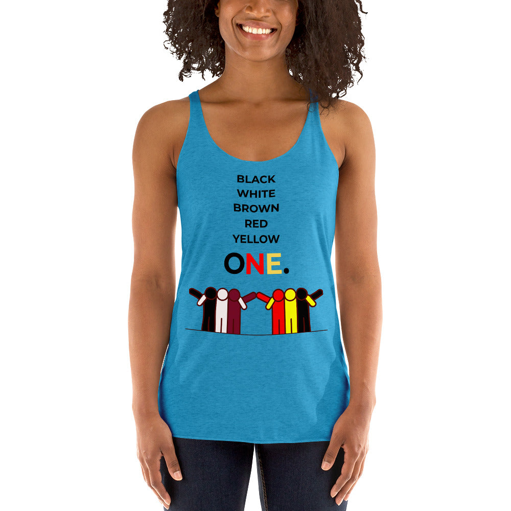 FREEDOM WEARS EVERY COLOURS - Women's Racerback Tank